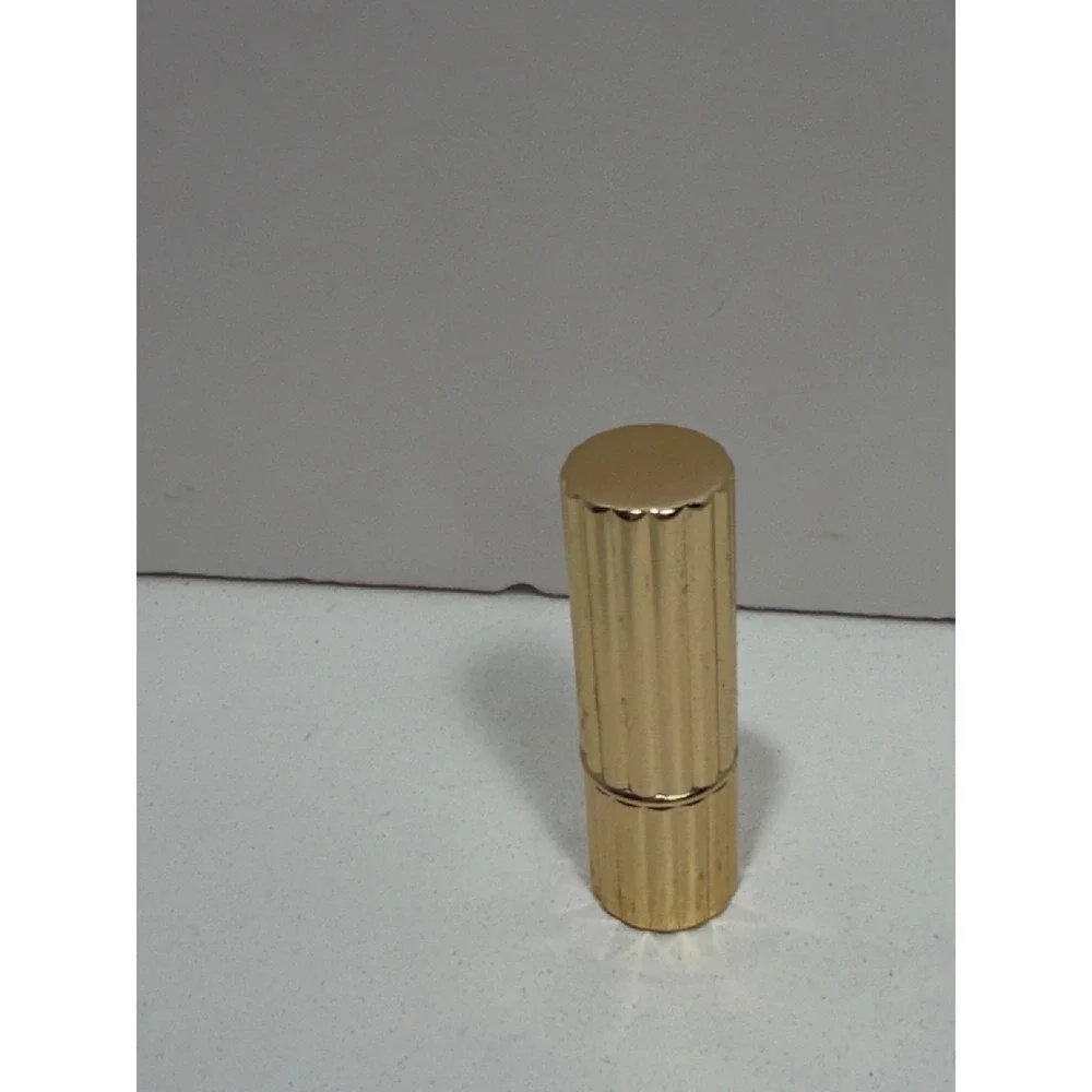 Estee Lauder All-Day Lipstick Alfresco Brick Vintage Gold Fluted Tube Brown